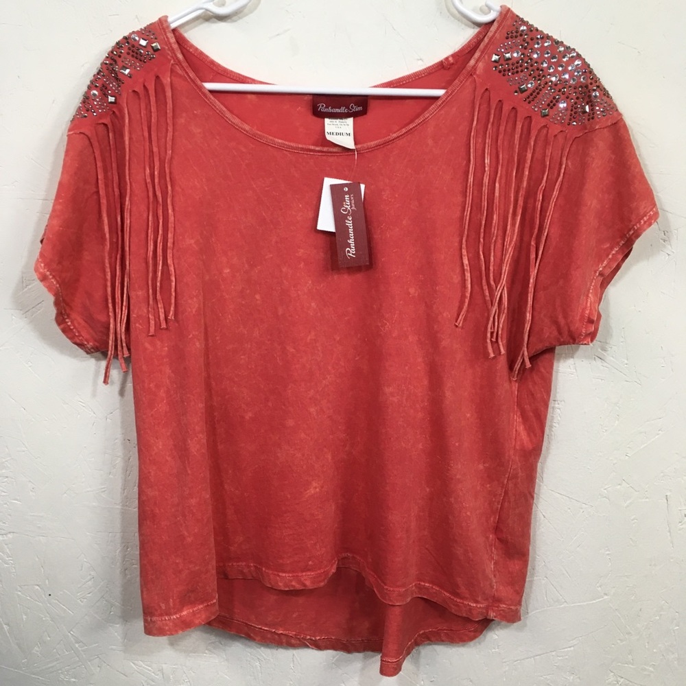 Panhandle Slim Juniors Fringe Dazzle Top